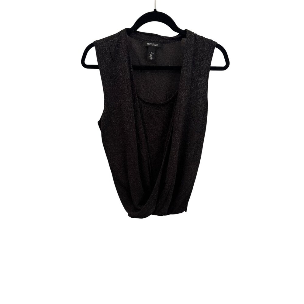 dressy sleeveless shirt by black house white market size M